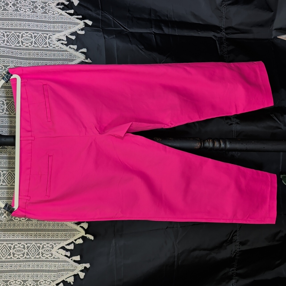 Liz Claiborne 16 Ankle Pants Ladies Pink Emma - Picture 5 of 12